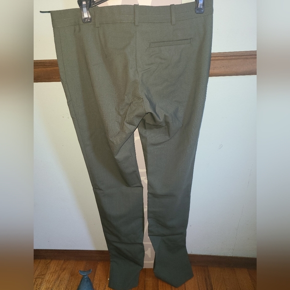 Authentic Balenciaga Dress Pants Slacks Women's Size 6 Olive Green New With Tag - Picture 7 of 13